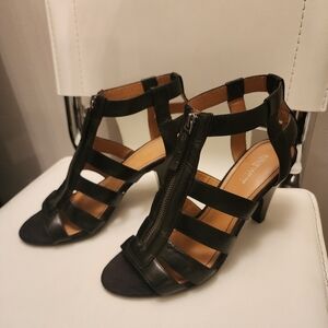 Nine West Black Leather Dress Shoes - 8.5M